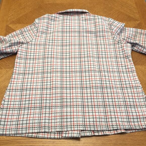 Women’s Vintage 1970’s Montgomery Ward Red and Black Check Shirt Size 40 - Picture 9 of 10